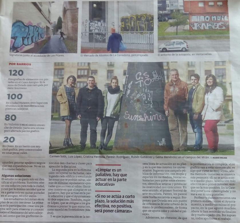 Recorte imagen alumnos Noticia en El Comercio Recorte imagen alumnos Noticia en El Comercio